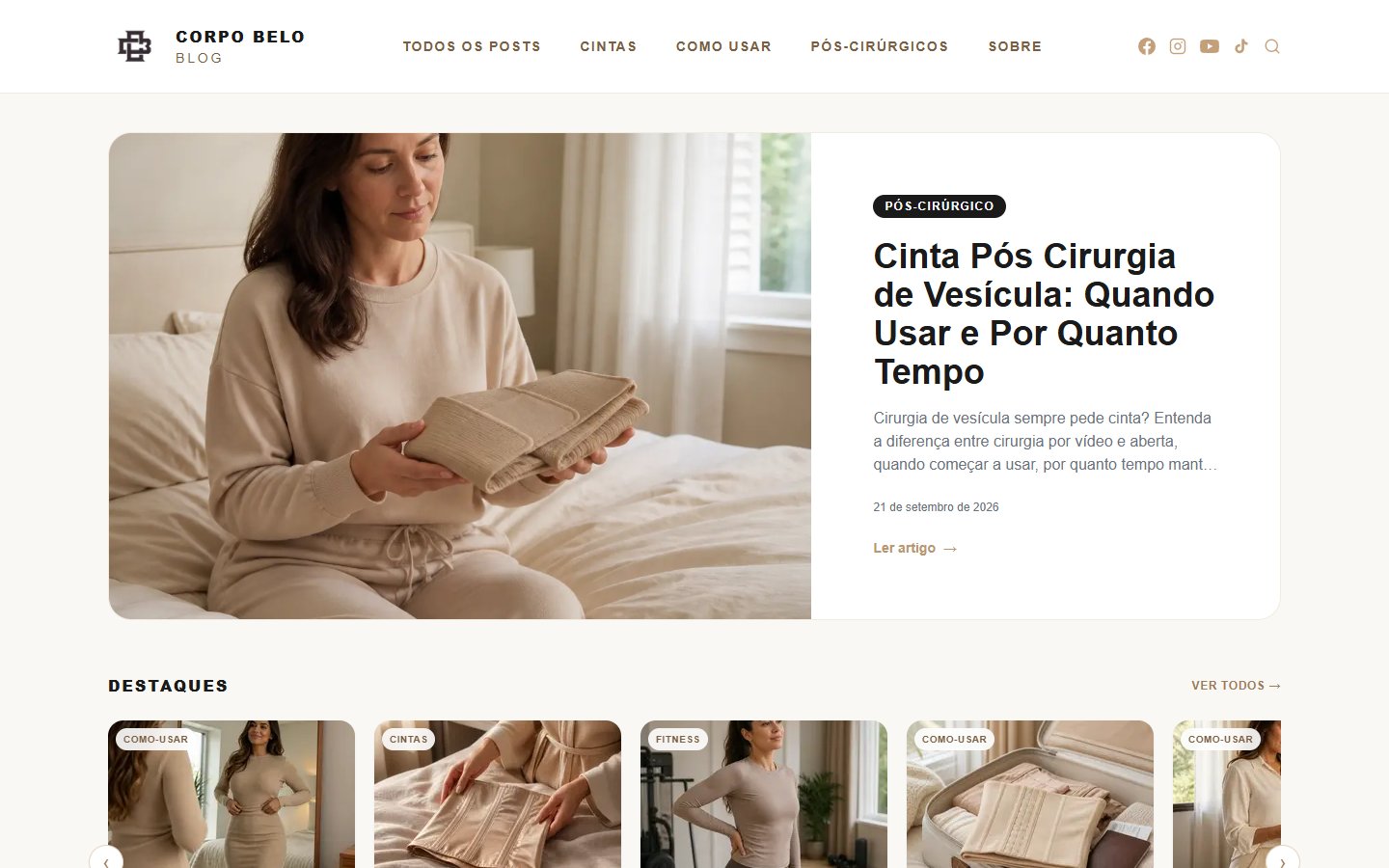Blog da Corpo Belo